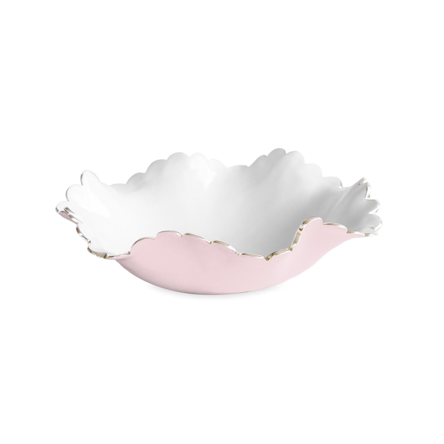Beatriz Ball Colette Medium Bowl, Camellia & White