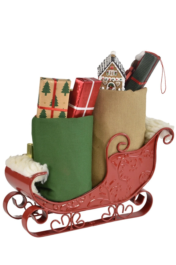 Byers Choice Sleigh Filled with Toys