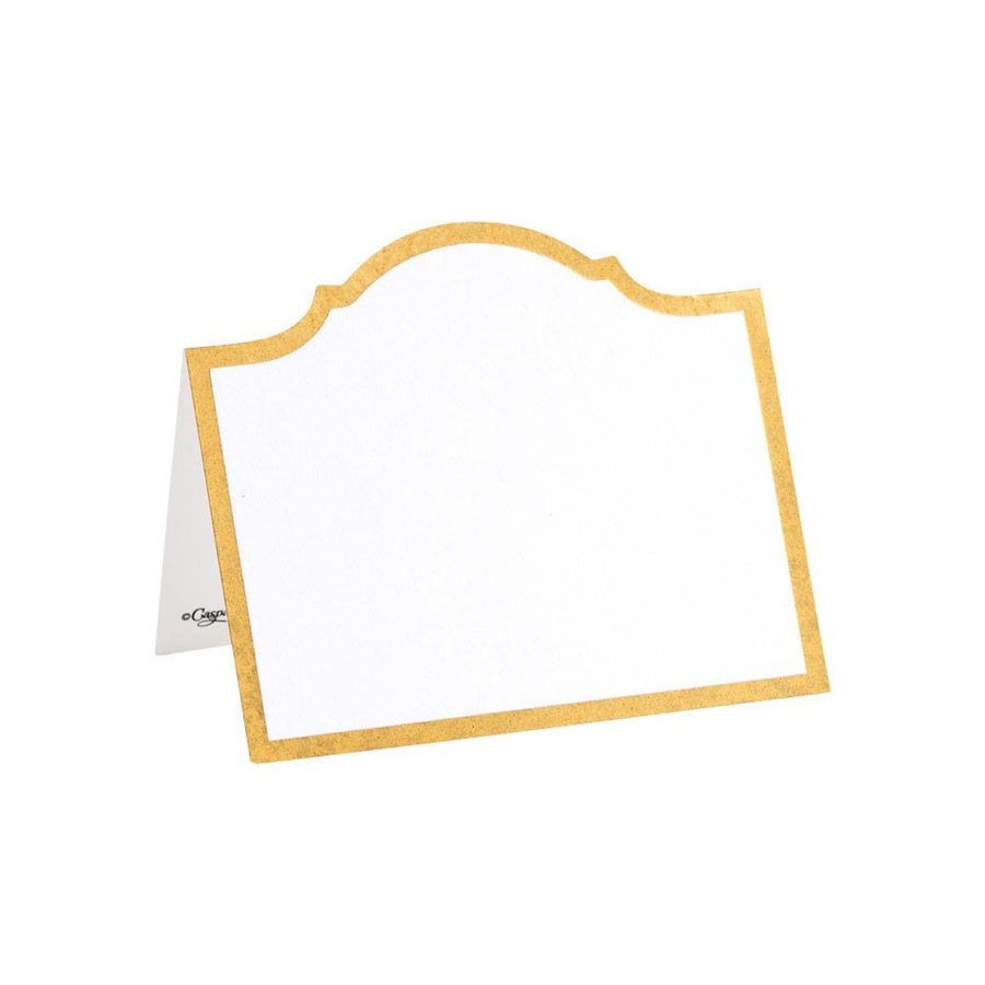 Caspari Arch Die-Cut Place Cards in Gold Foil