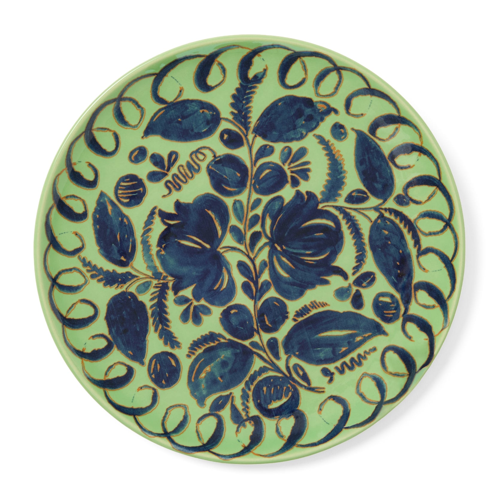 Amalfi Dinner Plate, Green