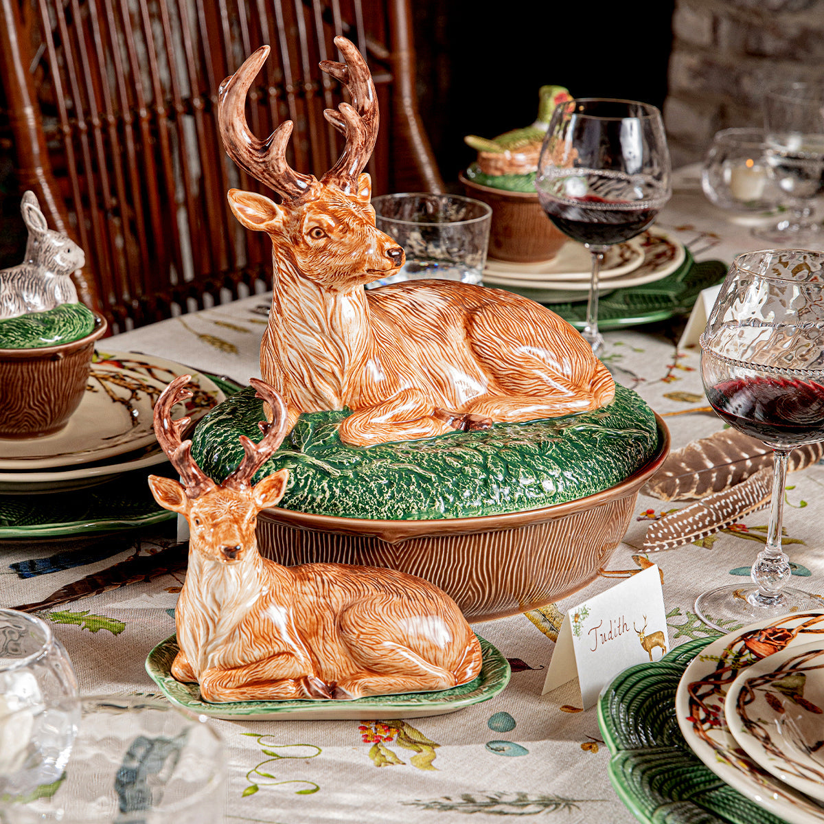 Juliska Forest Walk Stag Butter Dish