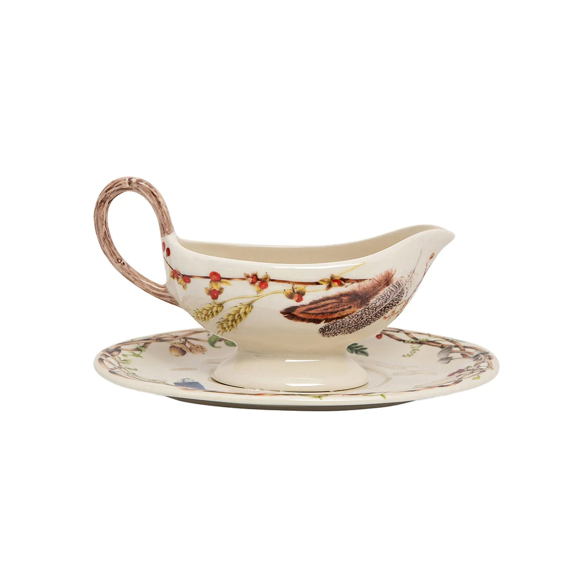 Juliska Forest Walk Sauce Boat and Stand