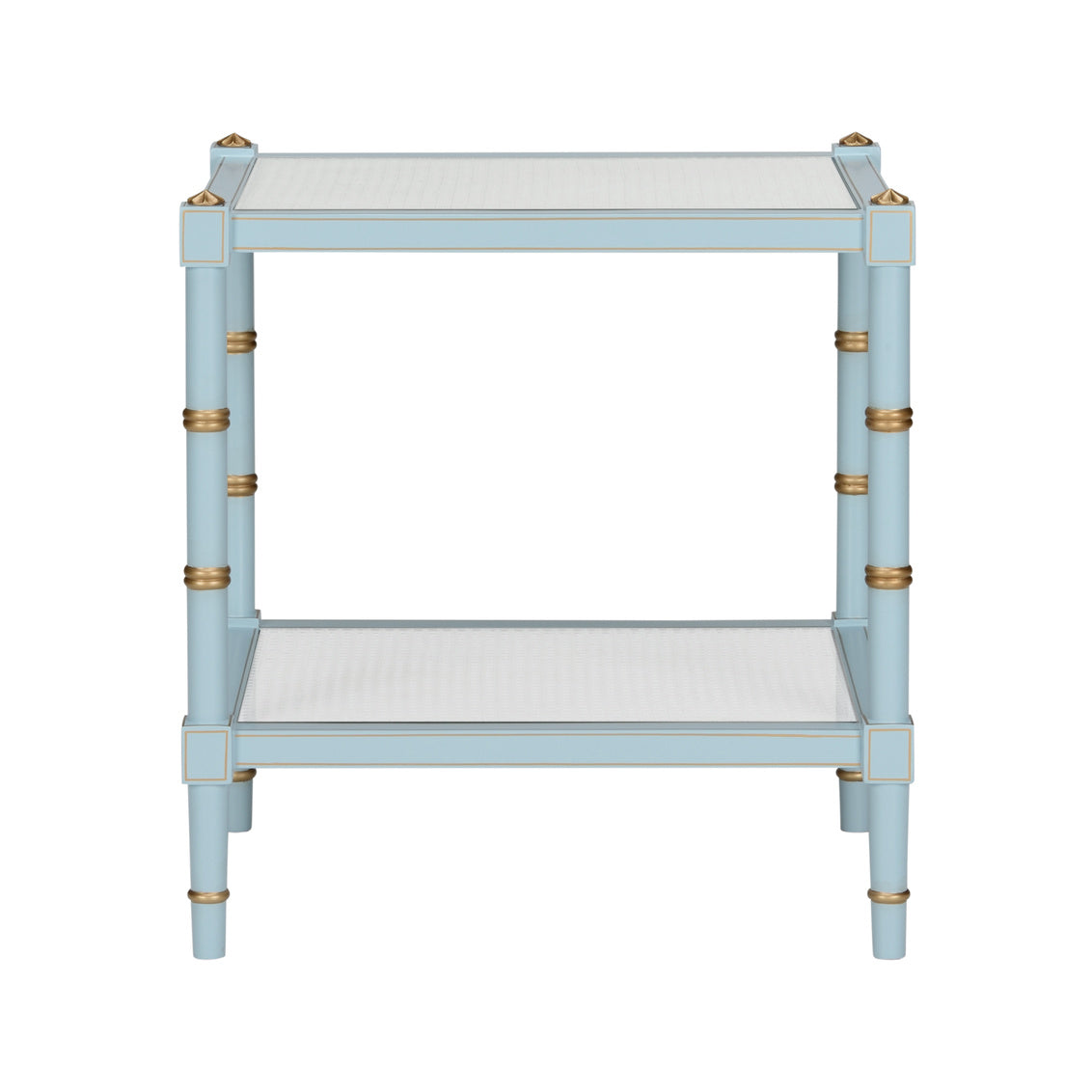 Conrad End Table, Blue