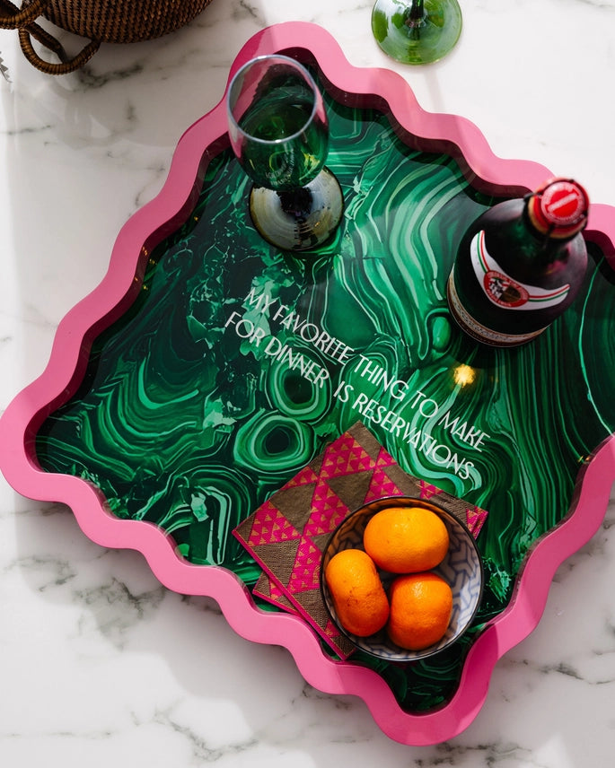Reservations Large Lacquer Tray