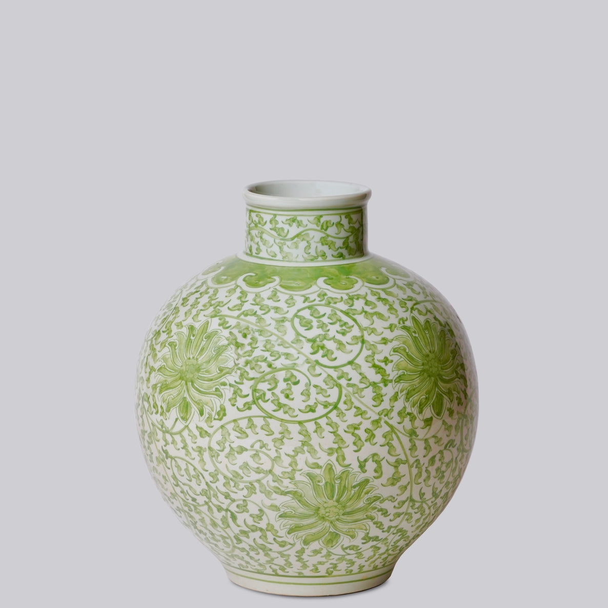 Dara Scrolling Lotus Vase