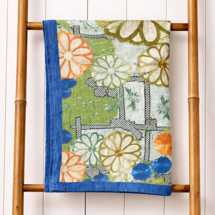 Kimono Tea Towel, Green