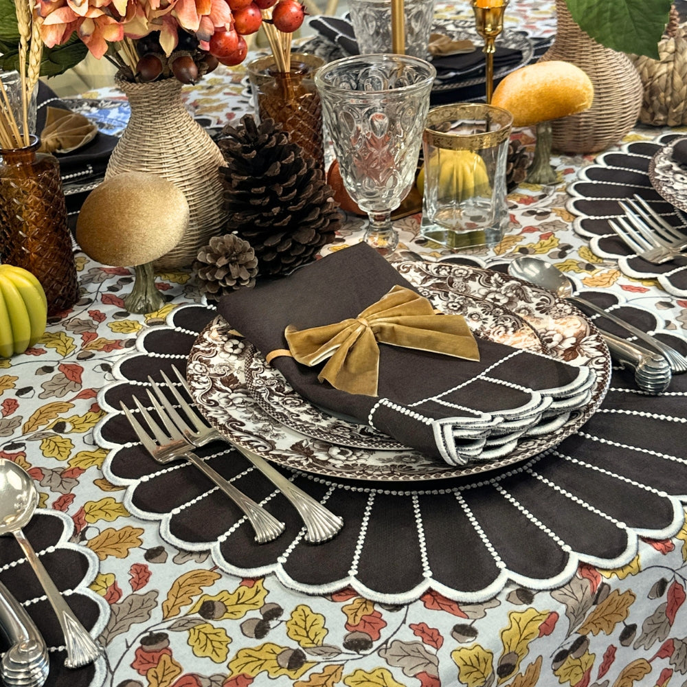 Acorns & Leaves Tablecloth