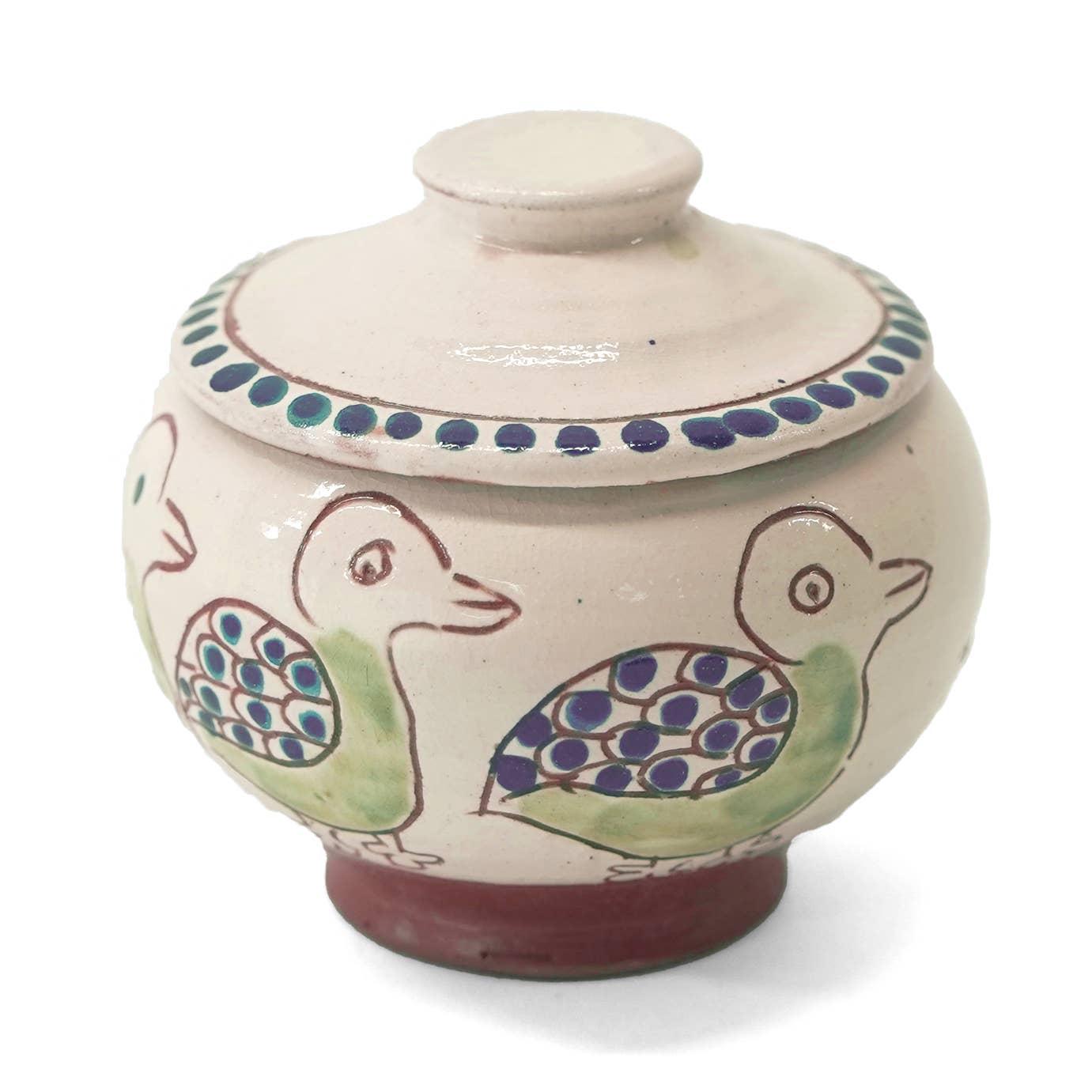 Birds Ceramic Small Canister
