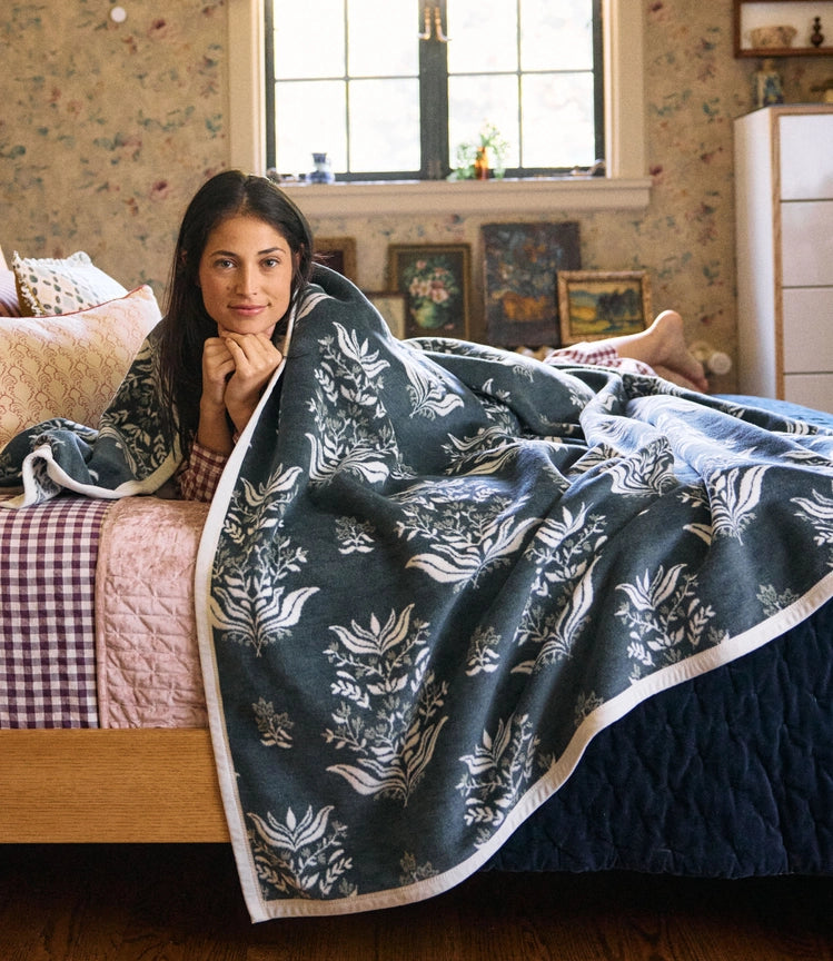 Florence Blockprint Blanket