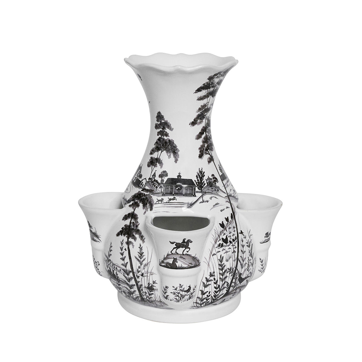 Juliska Country Estate 11.5" Tulipiere Vase, Flint