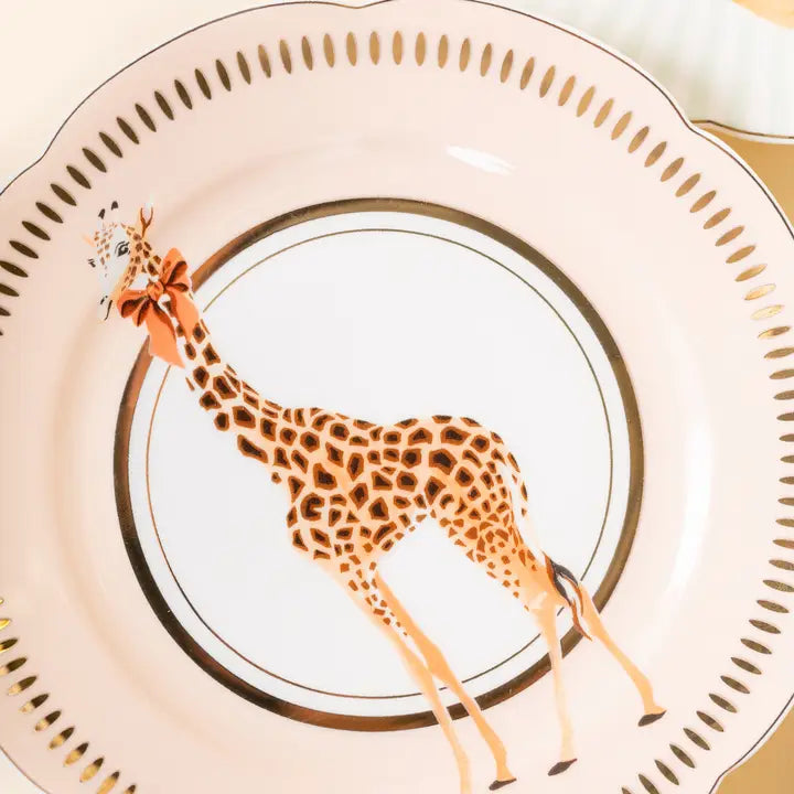 Animal Tea Plates, Set of 4