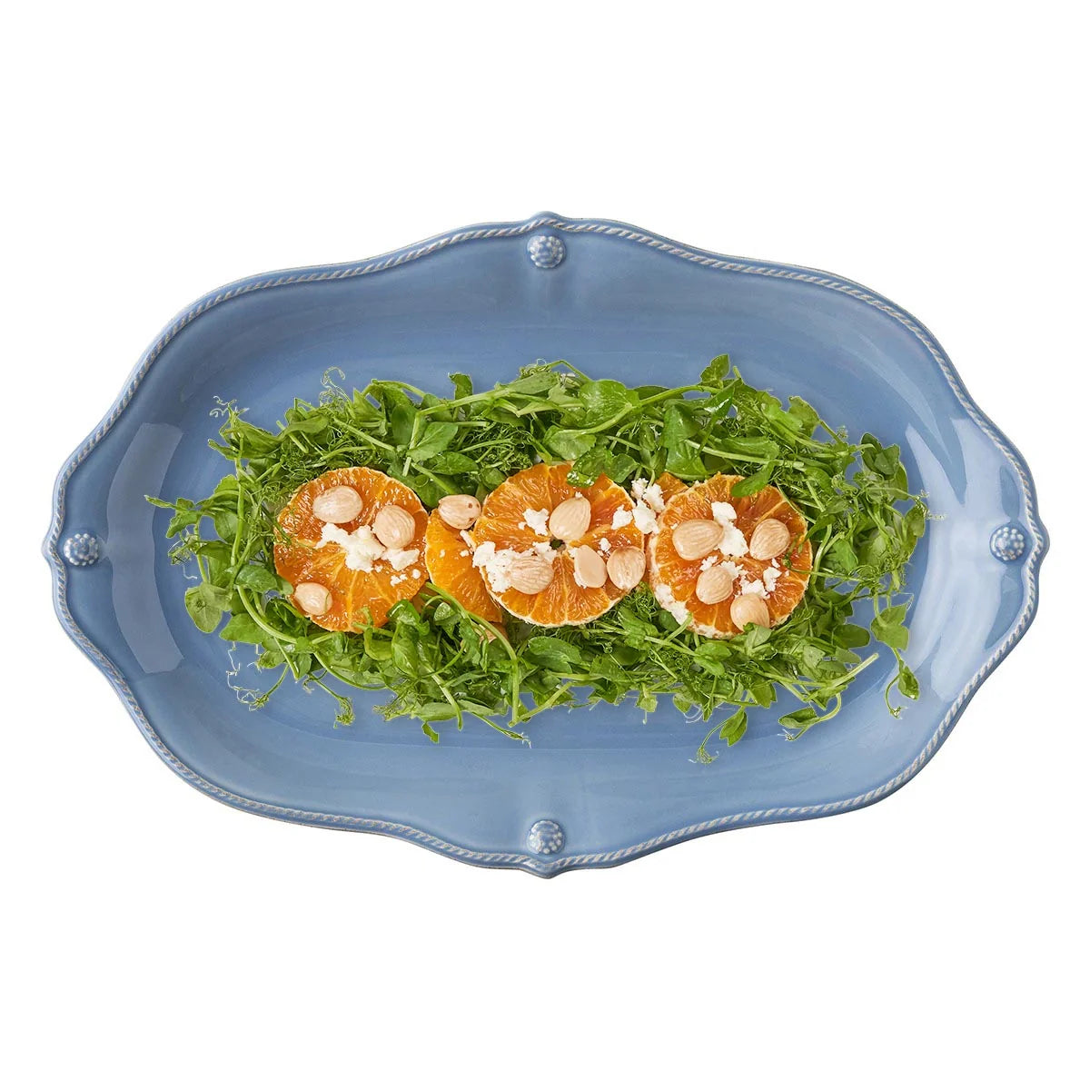 Juliska Berry & Thread 16" Platter, Chambray