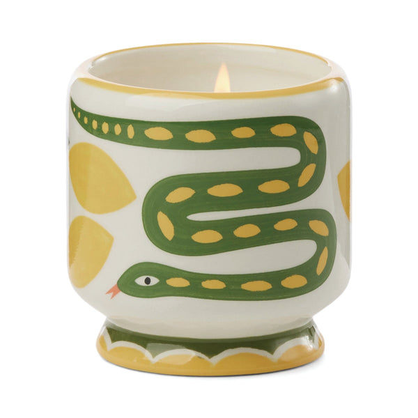 Cactus Wild Lemongrass Snake Candle