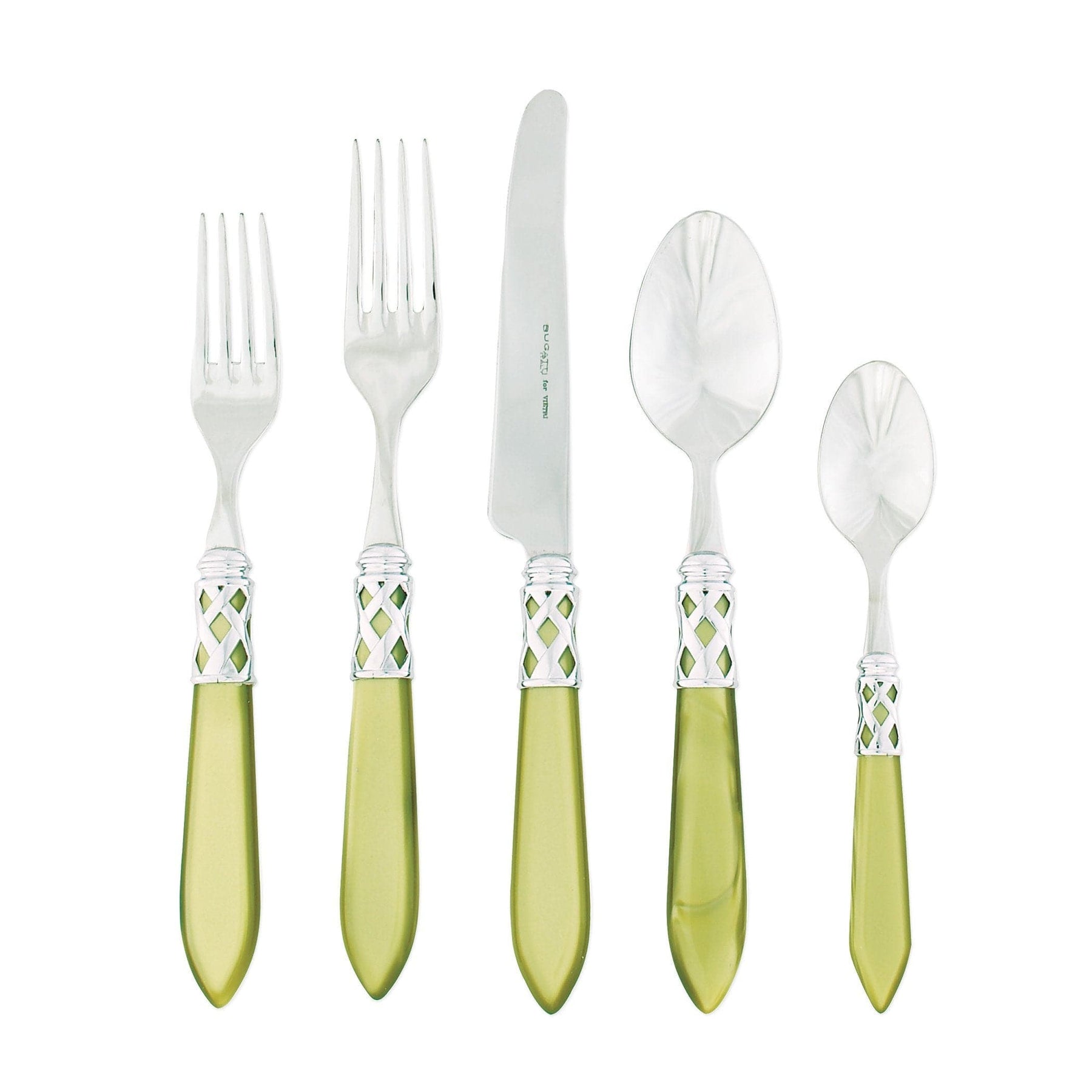 Vietri Aladdin Brilliant Chartreuse 5-Piece Place Setting