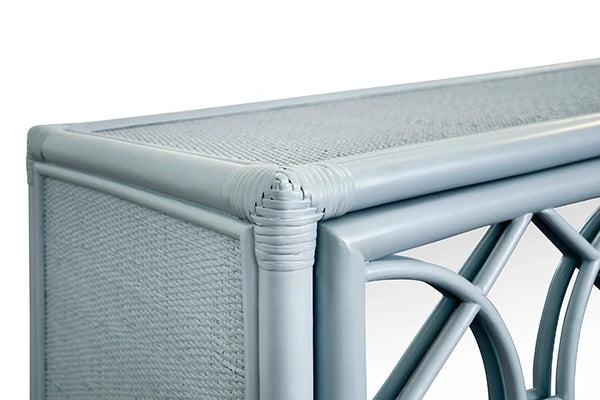 Worlds Away Aria Buffet, Light Blue