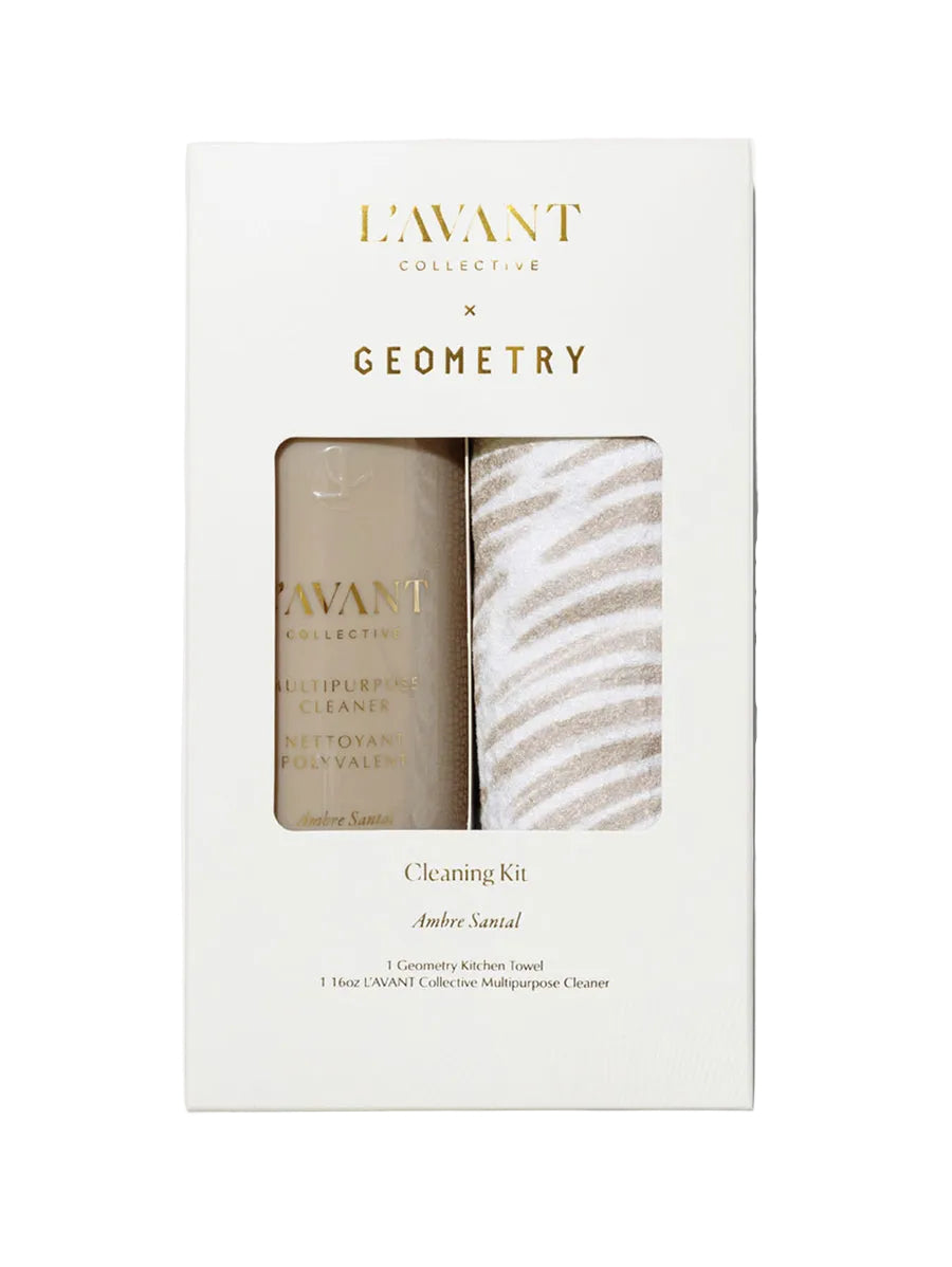 L'AVANT x Geometry Cleaning Kit, Ambre Santal