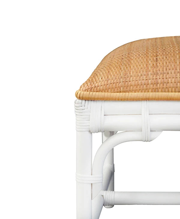 Worlds Away Asha Rattan Bench