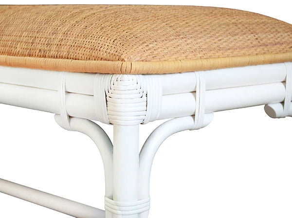 Worlds Away Asha Rattan Bench