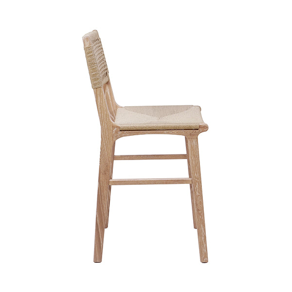 Worlds Away Astrid Counter Stool, Cerused Oak