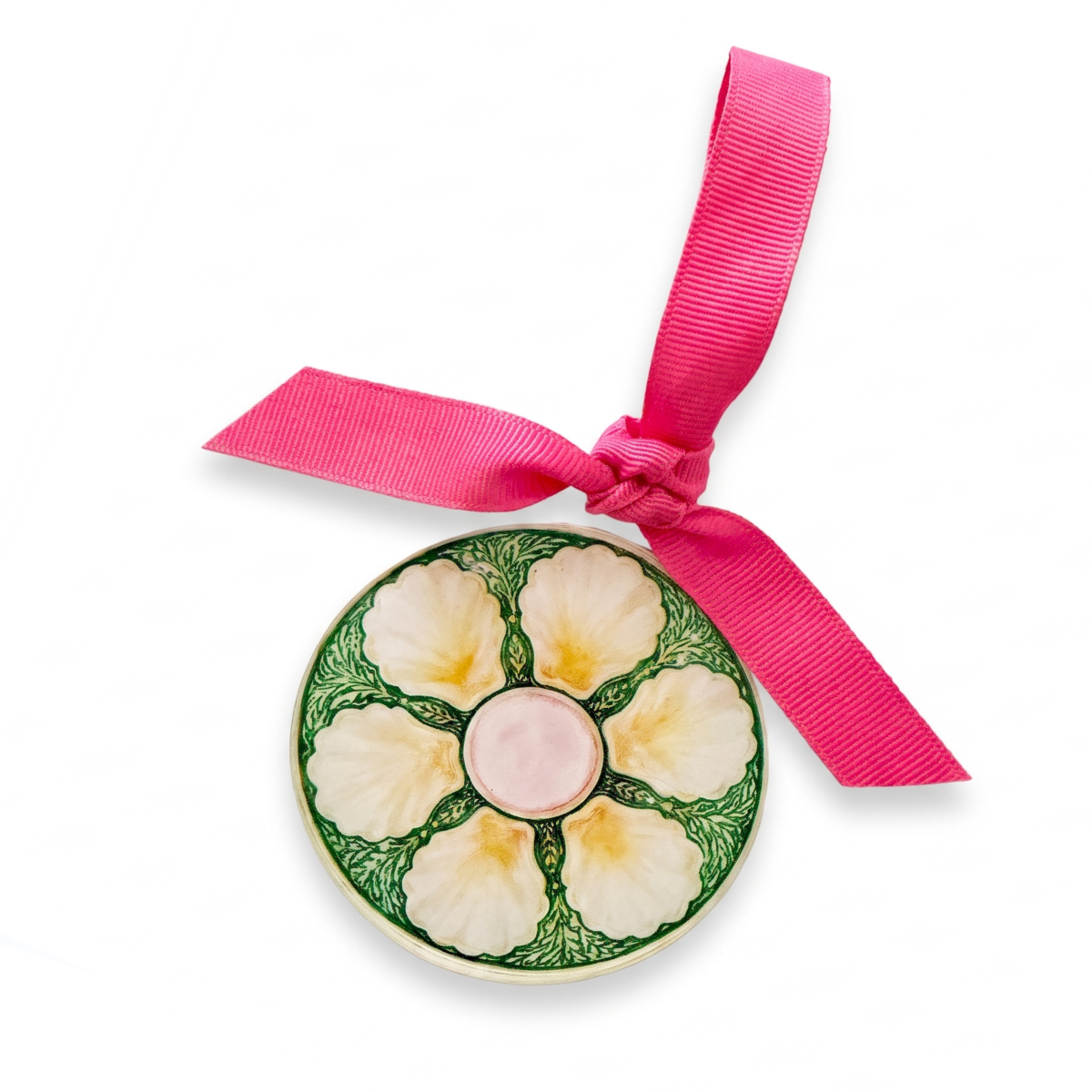 Acrylic Oyster Plate Ornaments, Set of 6