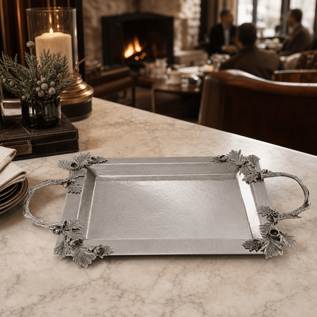 Fallen Antler Stainless Serving Tray