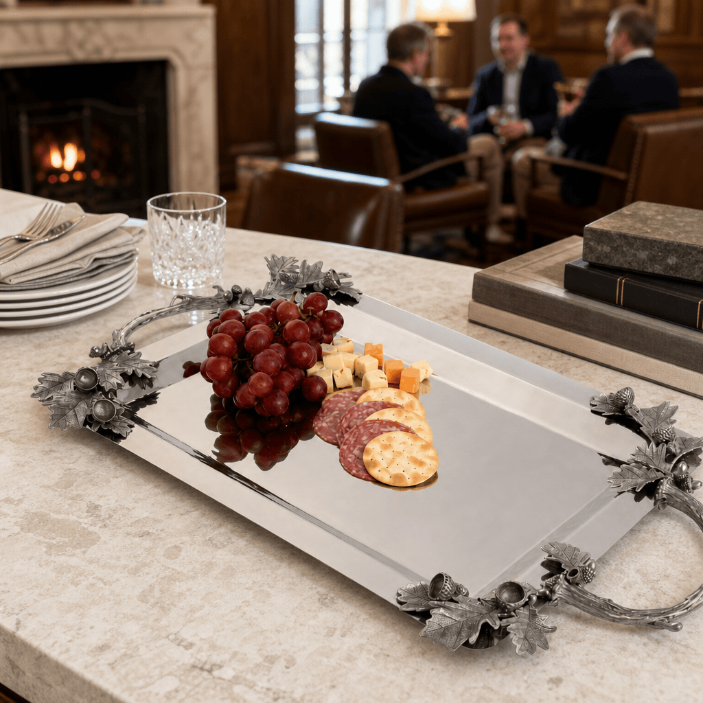 Fallen Antler Stainless Serving Tray