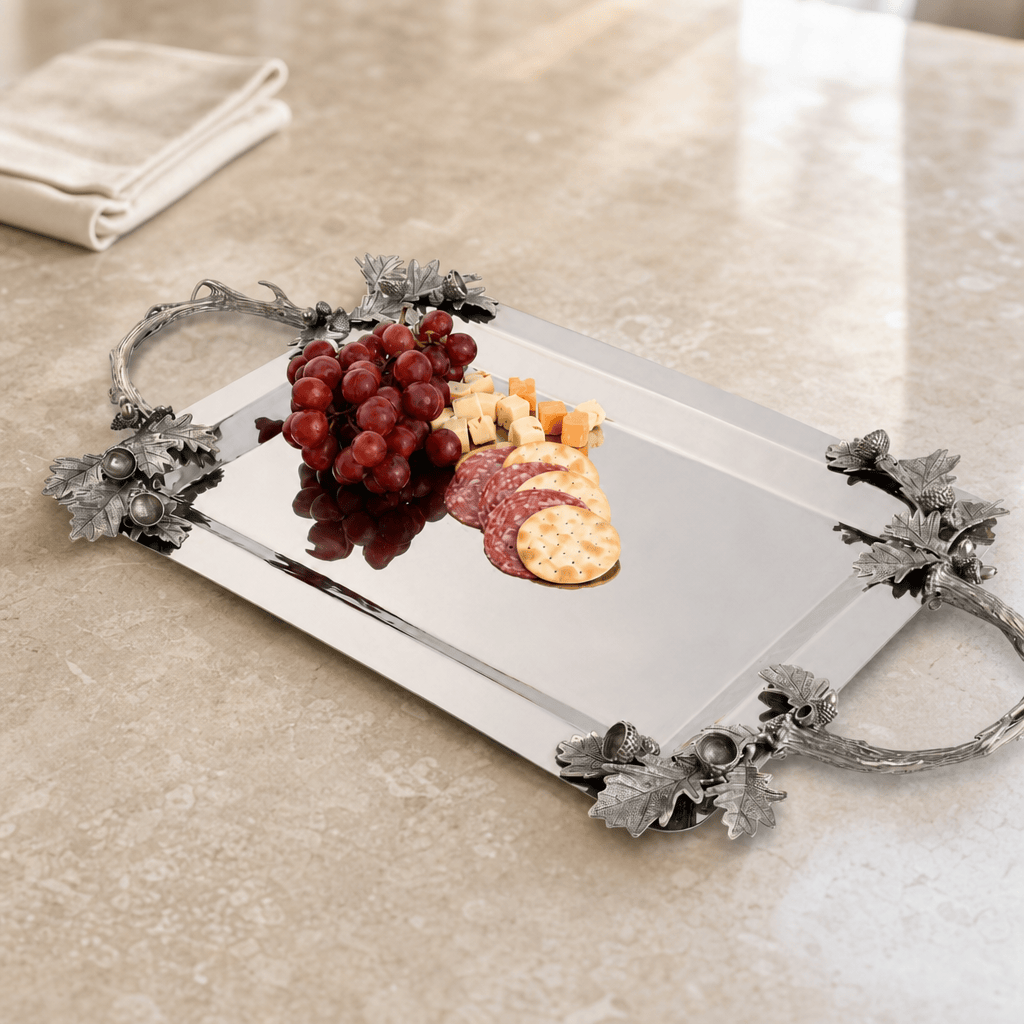 Fallen Antler Stainless Serving Tray