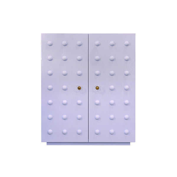 Worlds Away Beau Cabinet, Lavender