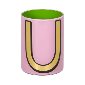 Alphabet Brush Pot, U