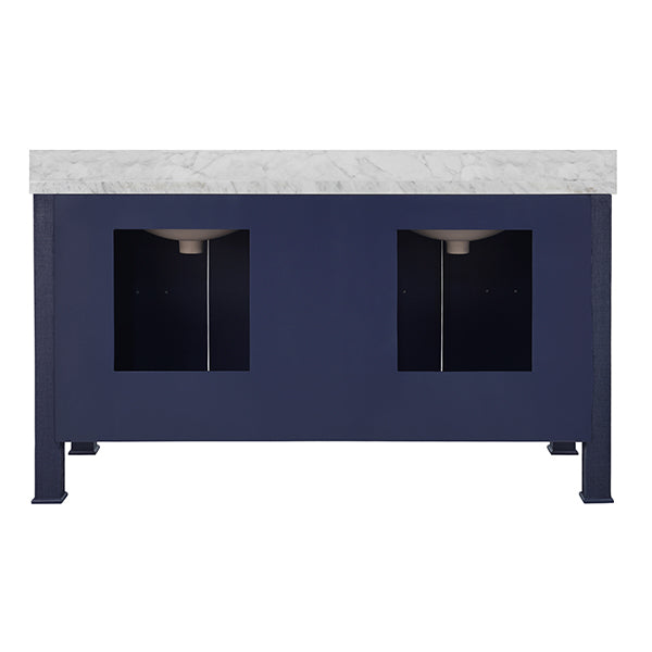 Worlds Away Blanche Vanity, 60-in Navy
