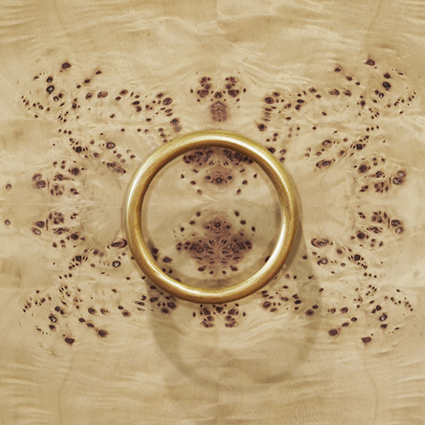 Worlds Away Blanche Vanity, Burl Wood