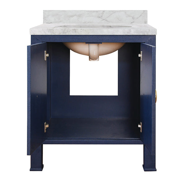 Worlds Away Blanche Vanity, Navy