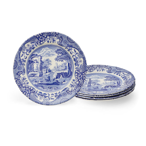 Spode Blue Italian Set of 4 Salad Plates - Hunt and Bloom
