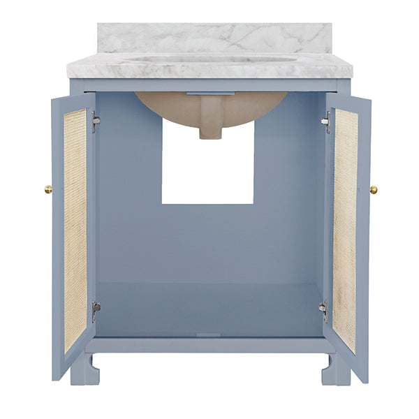 Worlds Away Boyd Vanity, Light Blue