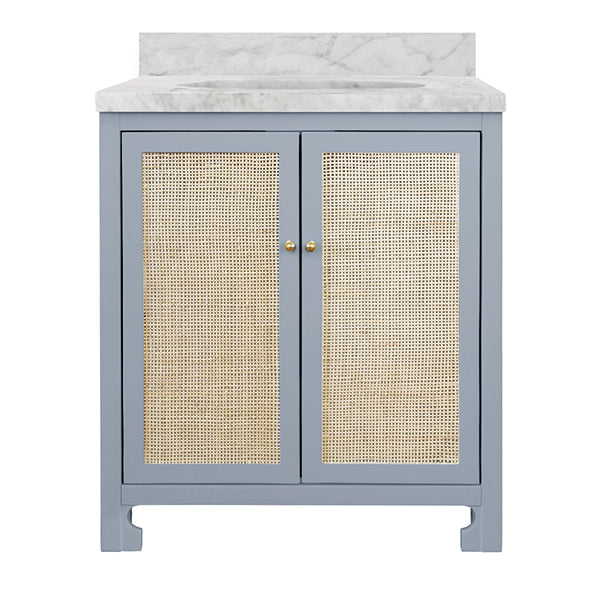 Worlds Away Boyd Vanity, Light Blue