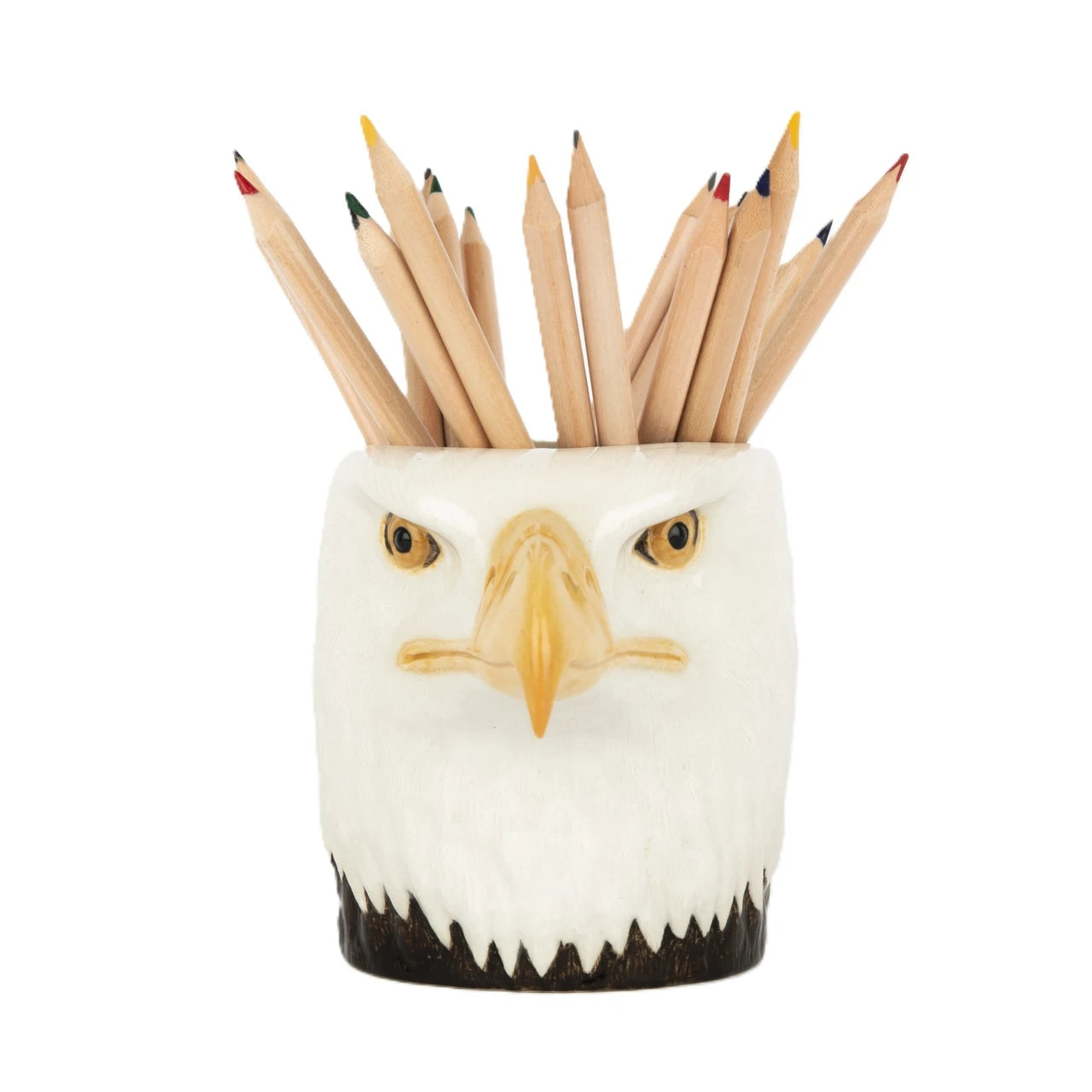 Quail Ceramics Bald Eagle Pencil Pot