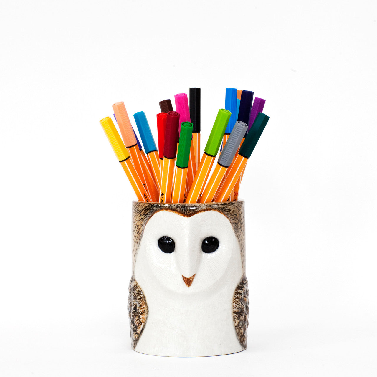Quail Ceramics Barn Owl Pencil Pot