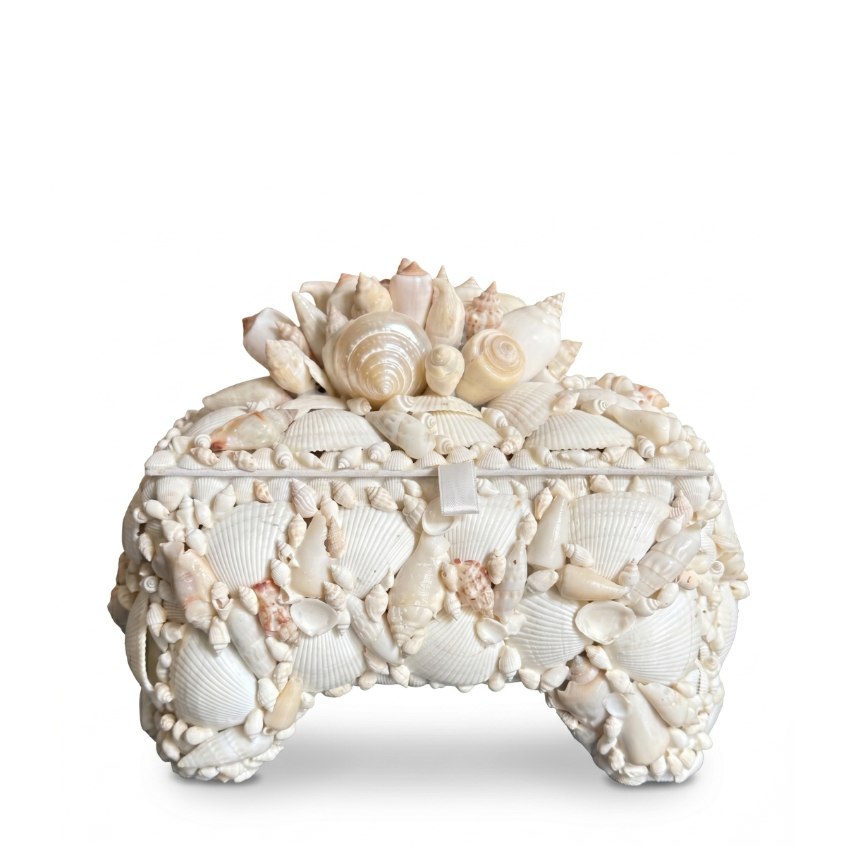 Beatriz Shell Box, White