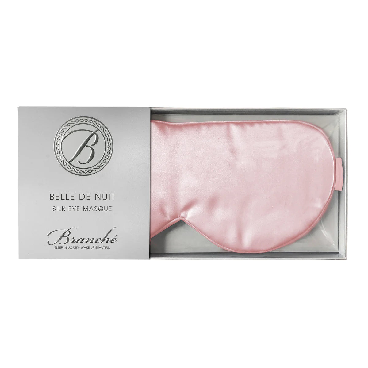 Branché Belle De Nuit Silk Eye Masque - Blush