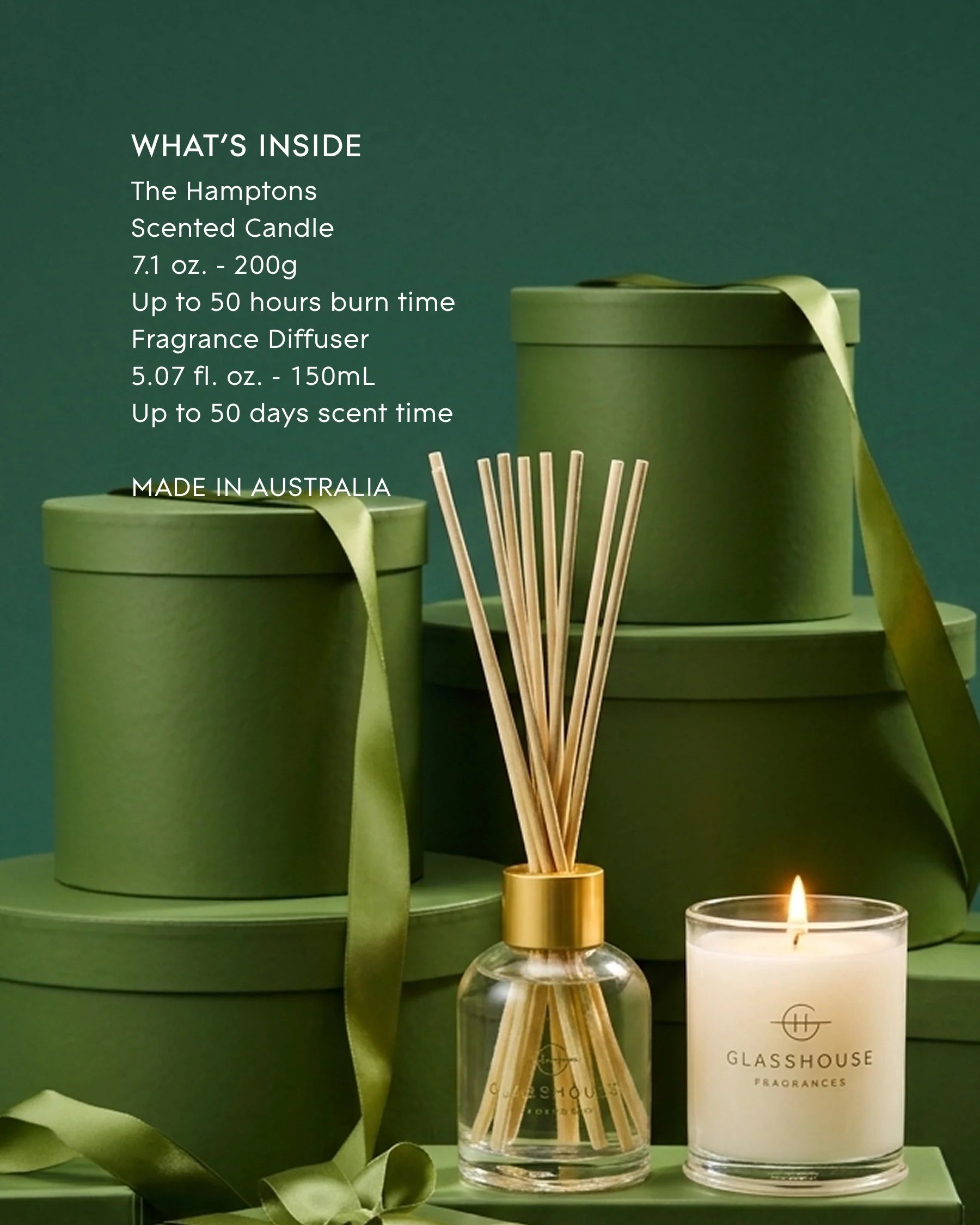 Glasshouse The Hamptons Candle & Diffuser Set