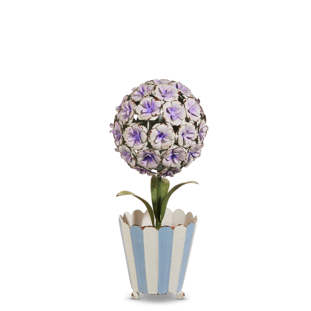 Spring Lilac Tole Topiary, Small