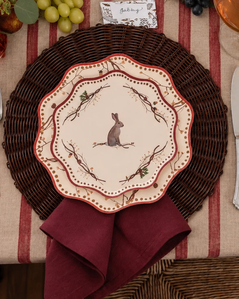 Whisper Dessert Plate Set, Bracken