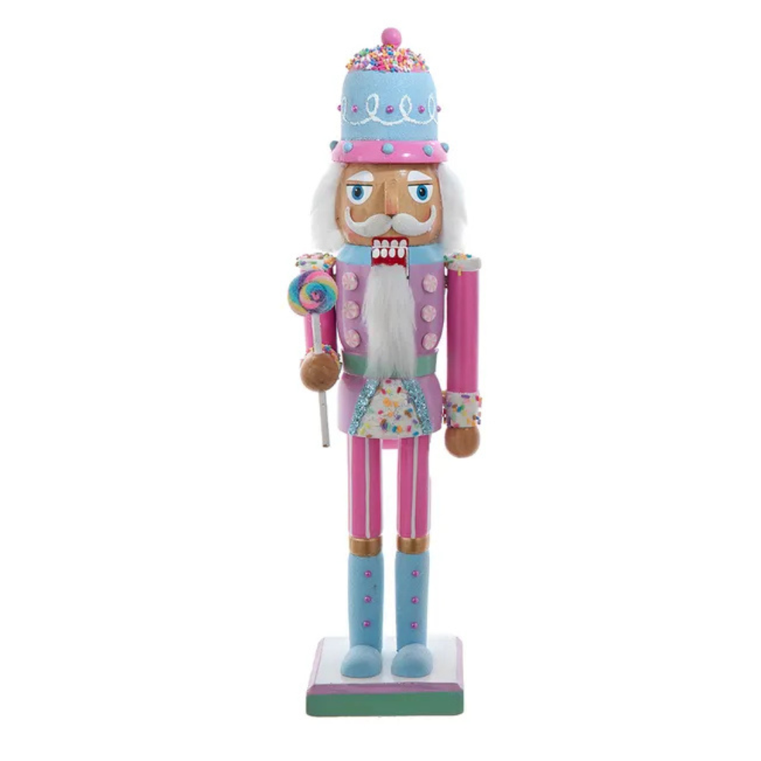 Candy Confection Nutcracker, Blue