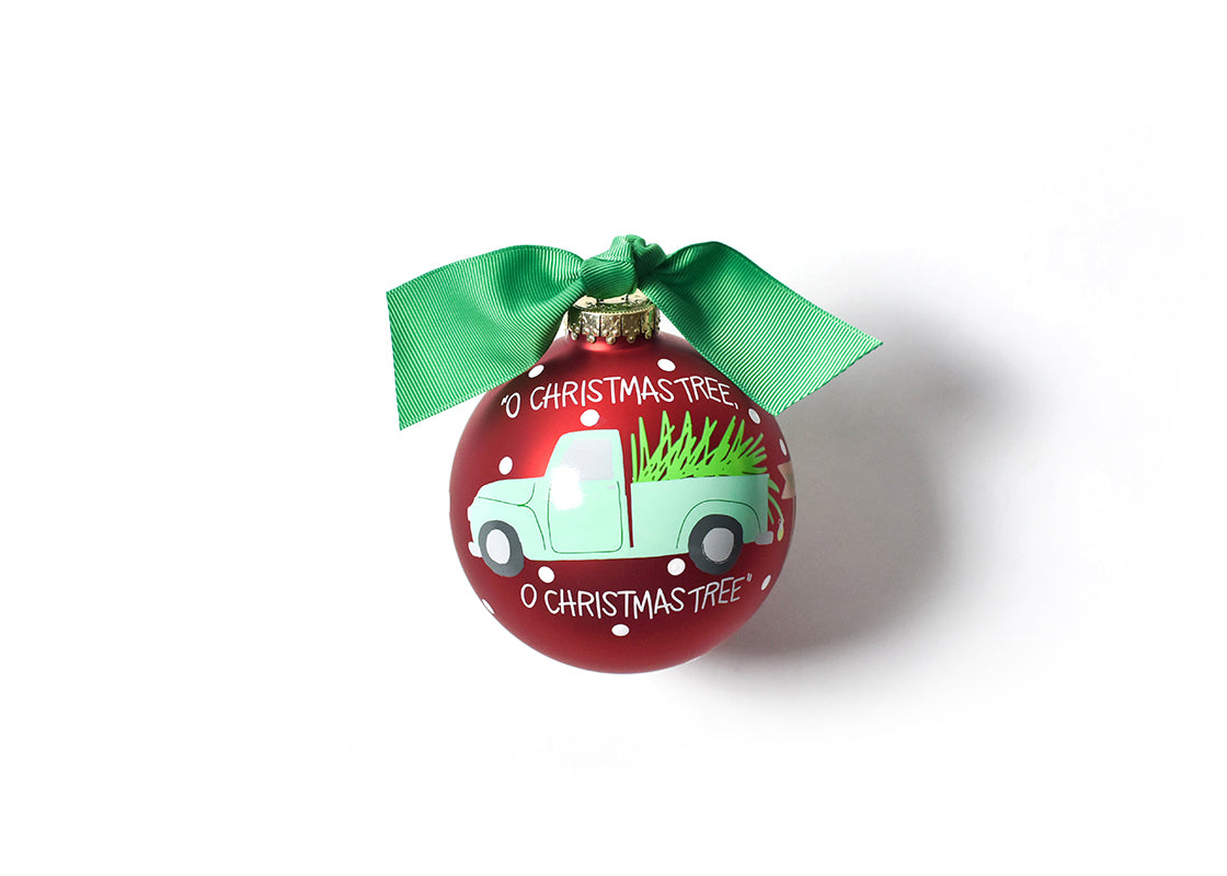 O Christmas Tree Glass Ornament