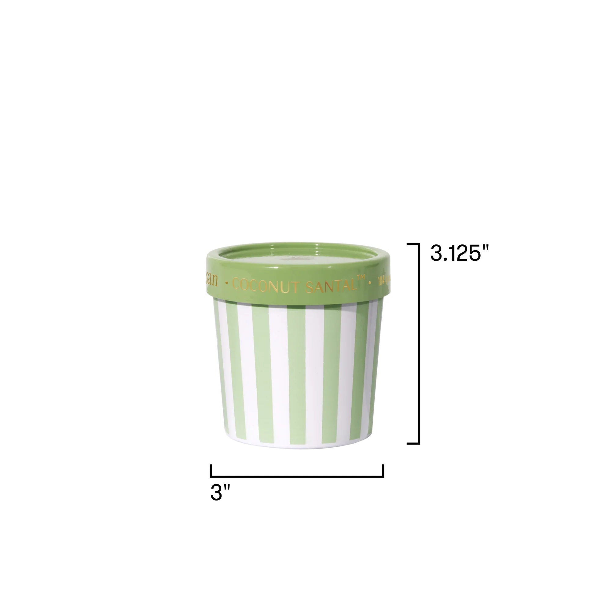 Coconut Santal Caffè Capri Gelato Cup, 6.5oz