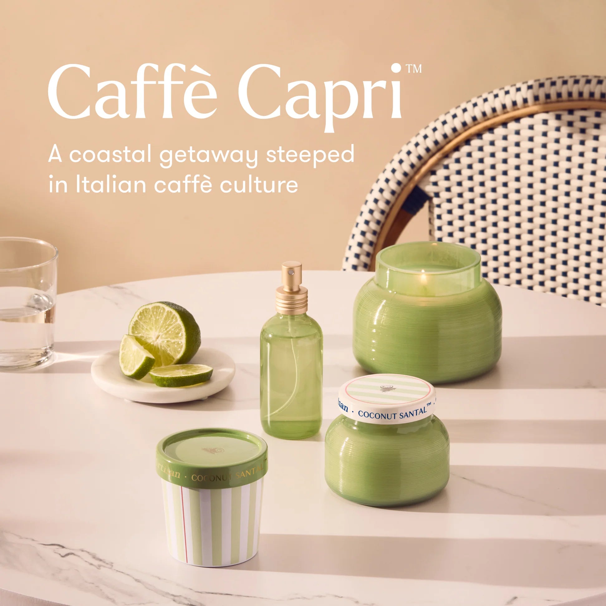 Coconut Santal Caffè Capri Gelato Cup, 6.5oz