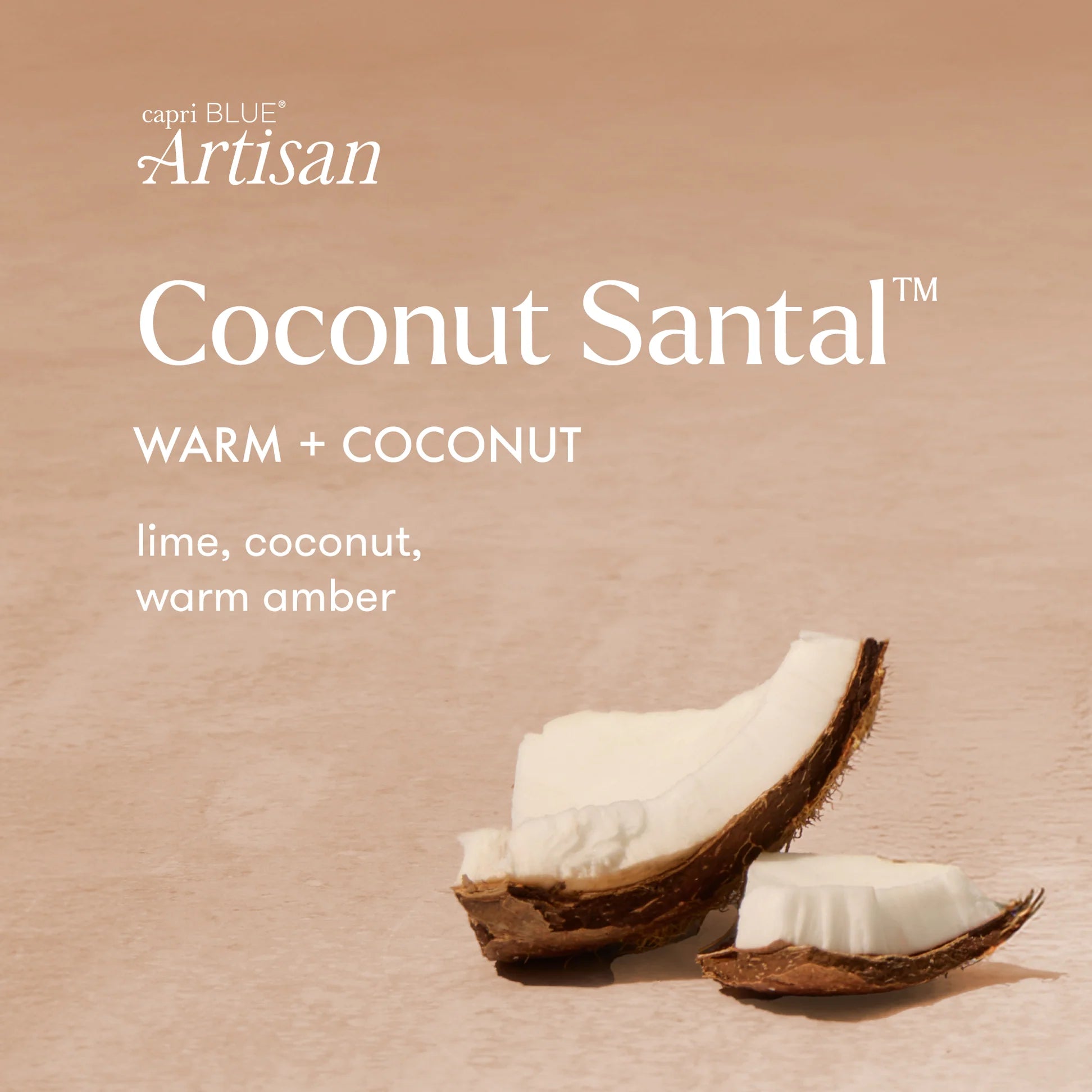 Coconut Santal Caffè Capri Gelato Cup, 6.5oz