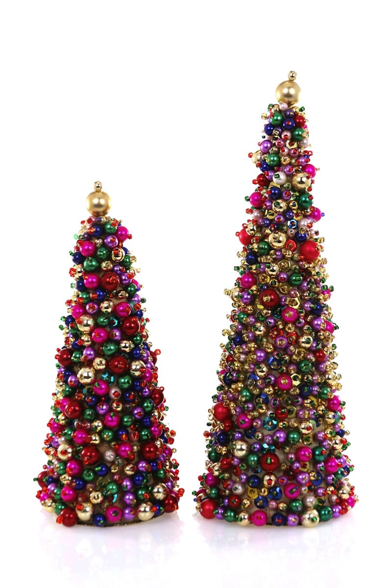 Brilliantly Baubled Trees, Set of 2