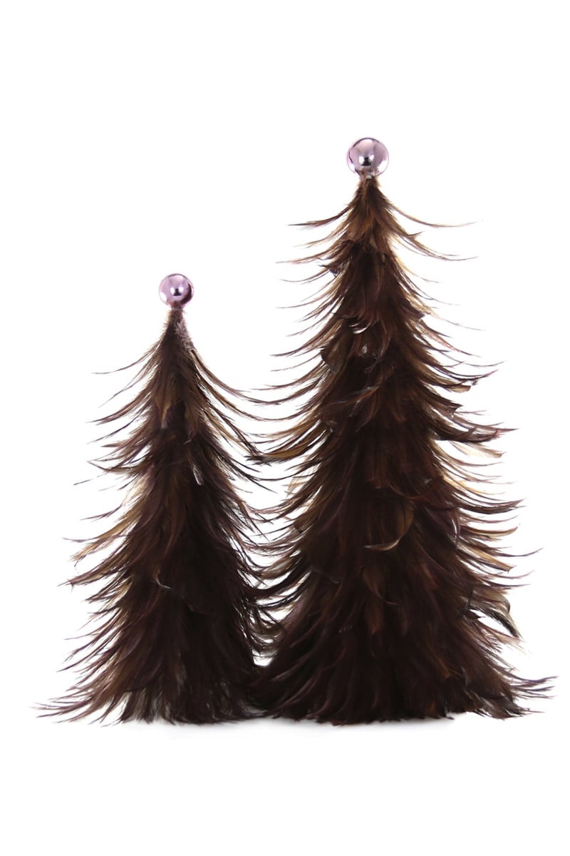 Featherton Eggplant Trees, Set of 2