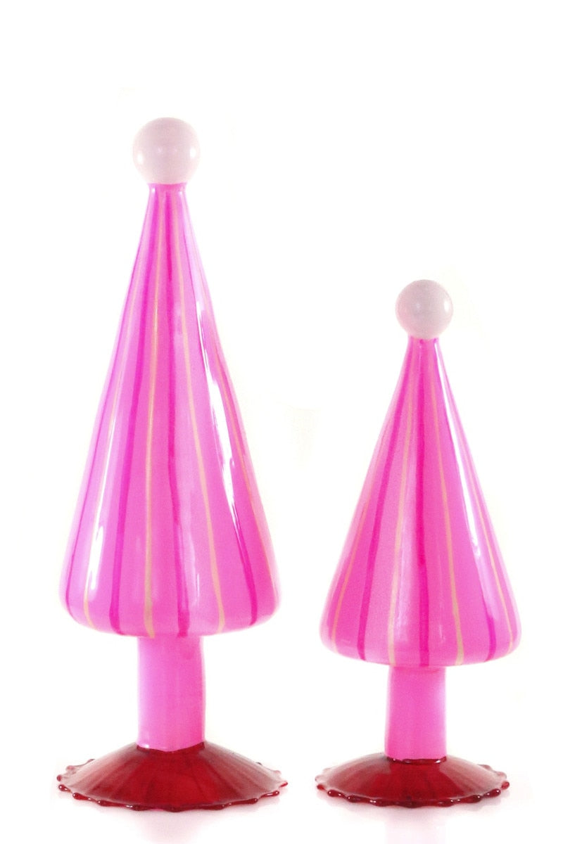 Candy Glass Trees, Set of 2
